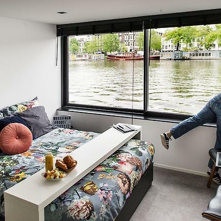 Houseboat Amsterdam - Room With A View Esterno foto